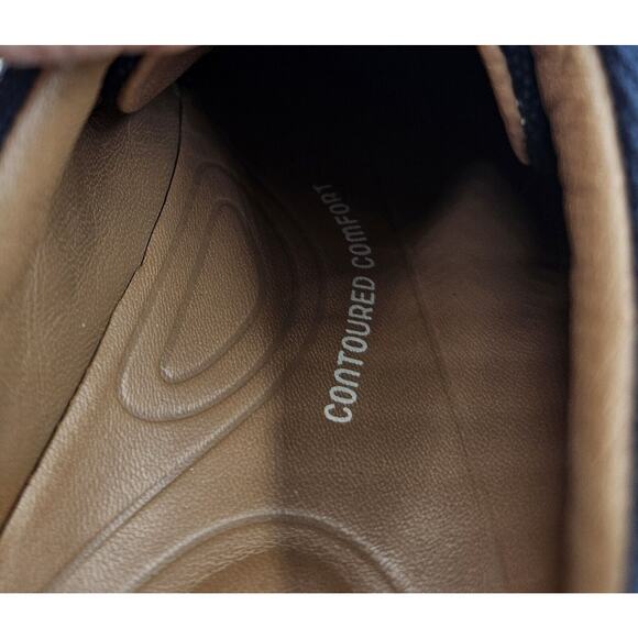 Clarks Unstructured Women Un Maui Lace Up Navy Flat Textile Sneaker Shoes Size 7 - Picture 8 of 9